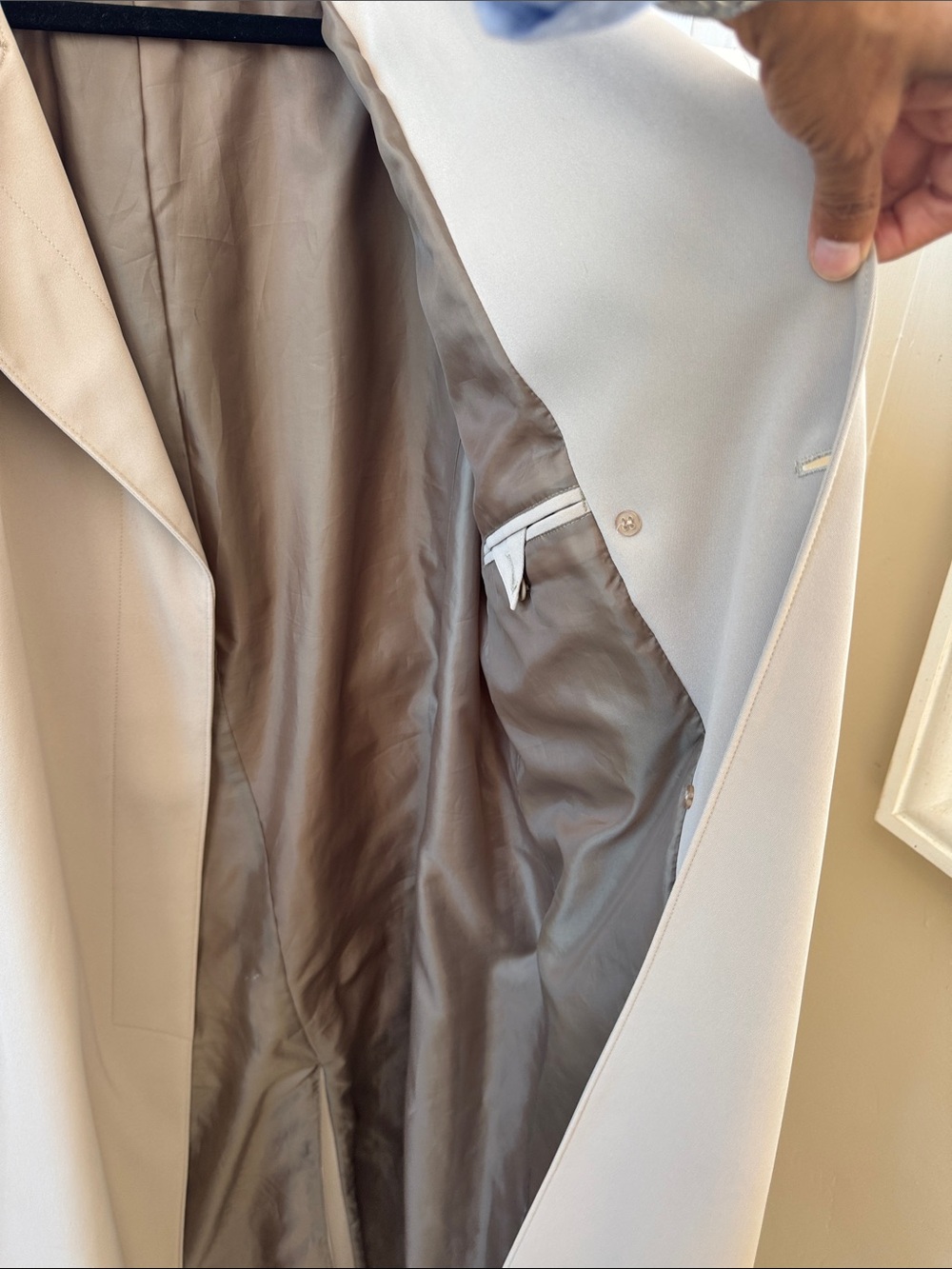 Gallery Taupe Trench Coat - Picture 12 of 12